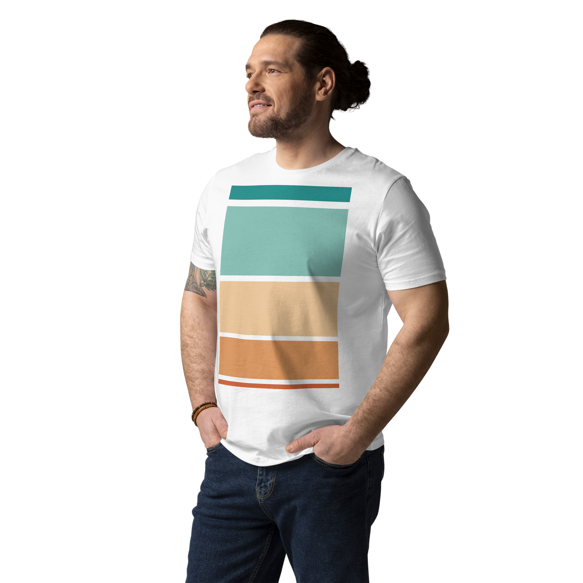 Hl Elevation Stripes Tee
