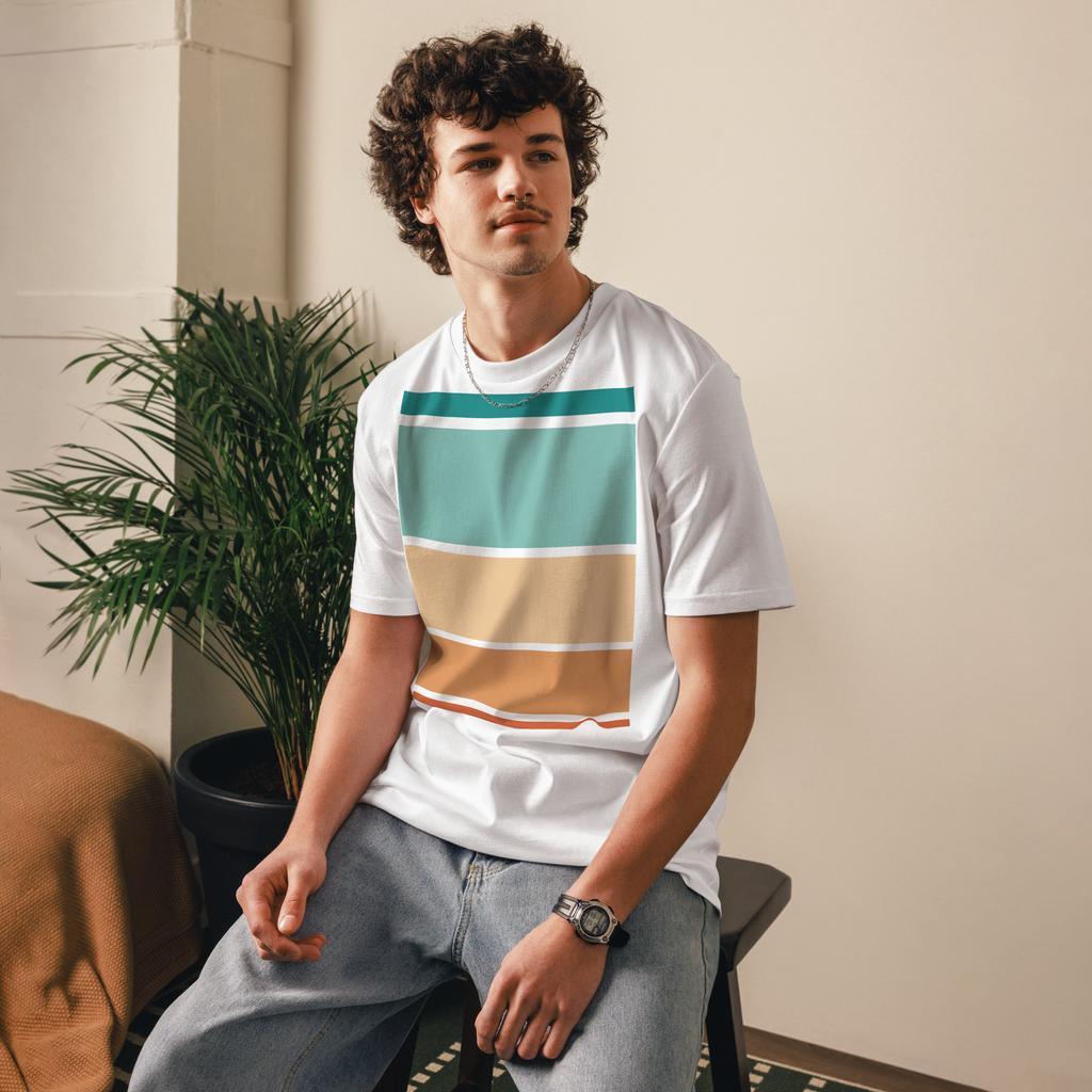 Hl Elevation Stripes Tee