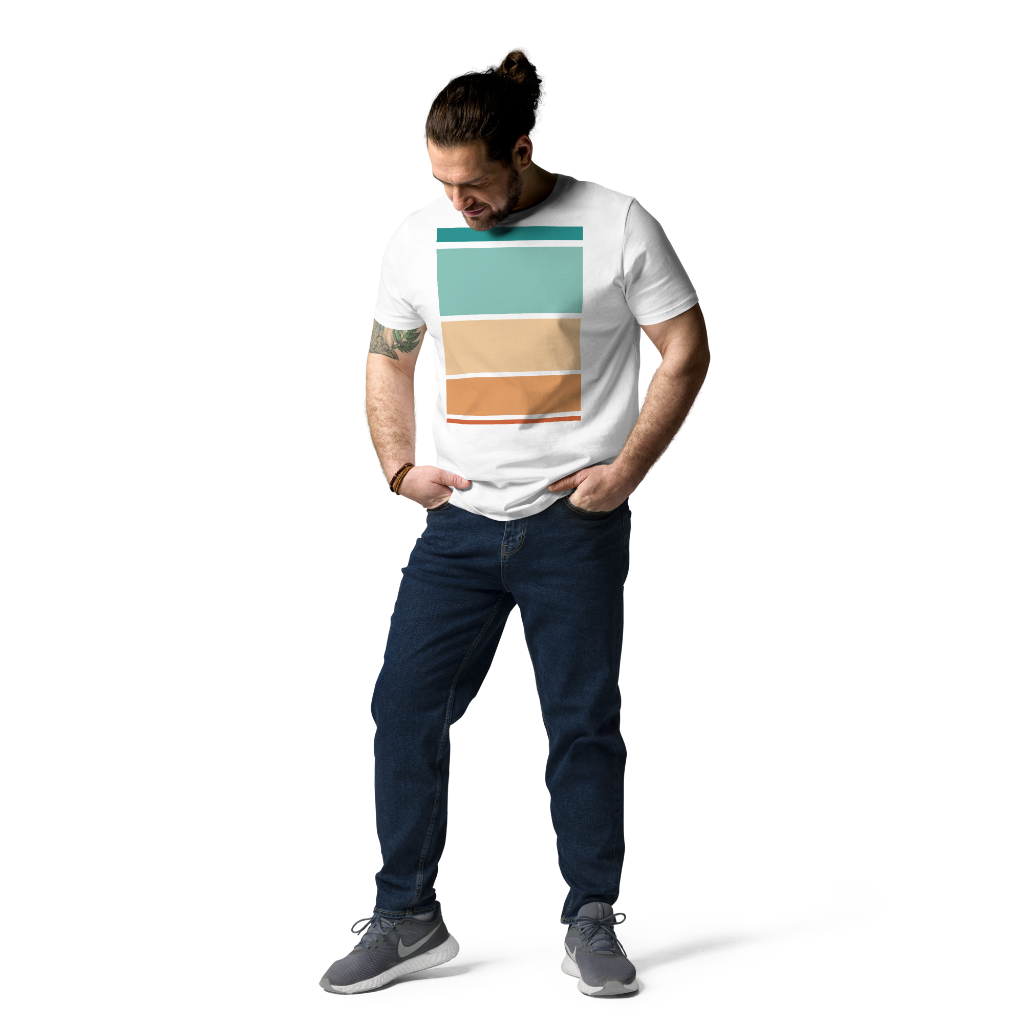 Hl Elevation Stripes Tee